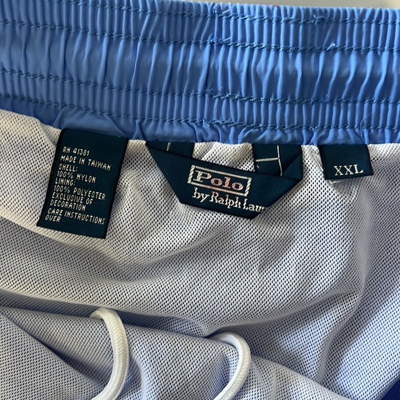 Polo Ralph Lauren XXL Surf Blue Swim Trunks - Picture 5 of 8